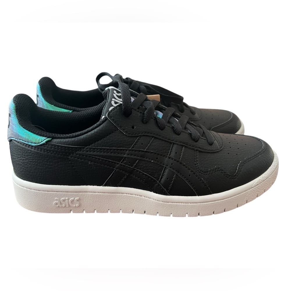 NWT ASICS Women’s Japan S Black Hologram Sneakers in size 8.5 - Picture 3 of 8